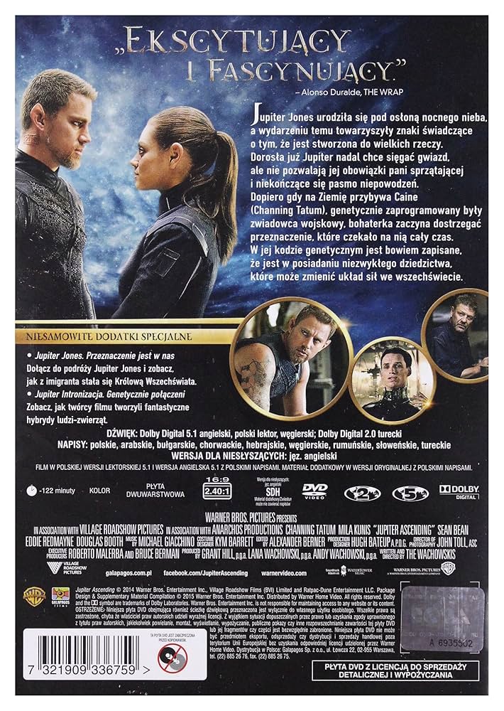 Jupiter: Intronizacja / Jupiter Ascending [PL Import